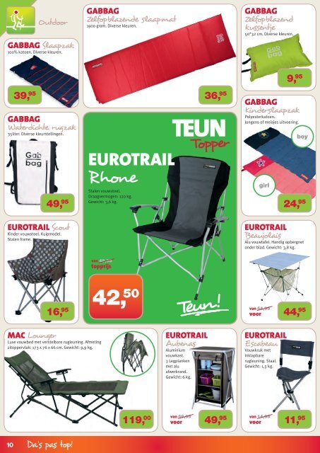 47812-011 aw TEUN Erica folder A4.indd - Erica Recreatie BV