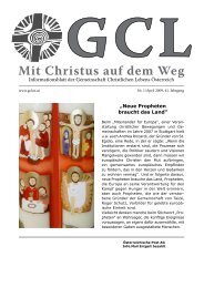 Mit Christus auf dem Weg - GCL-Österreich