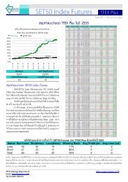 SET50 Index Futures - SETTrade