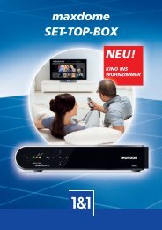 maxdome SET-TOP-BOX - 1&1 Hilfe Center