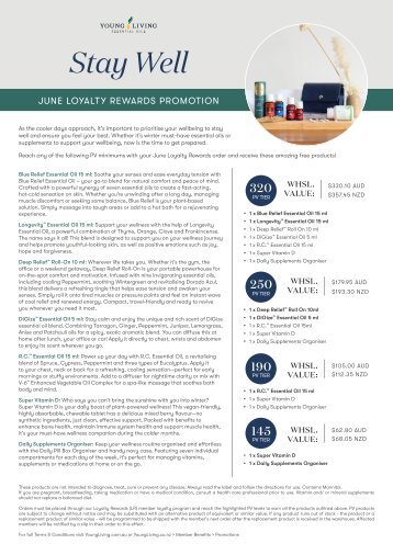 June Loyalty Rewards Promo Poster