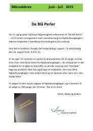 Månedsbrev juni juli 2
