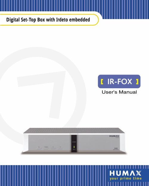 Digital SetTop Box with Irdeto embedded Humax