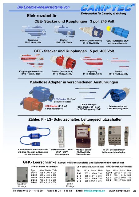 Katalog öffnen - Camptec