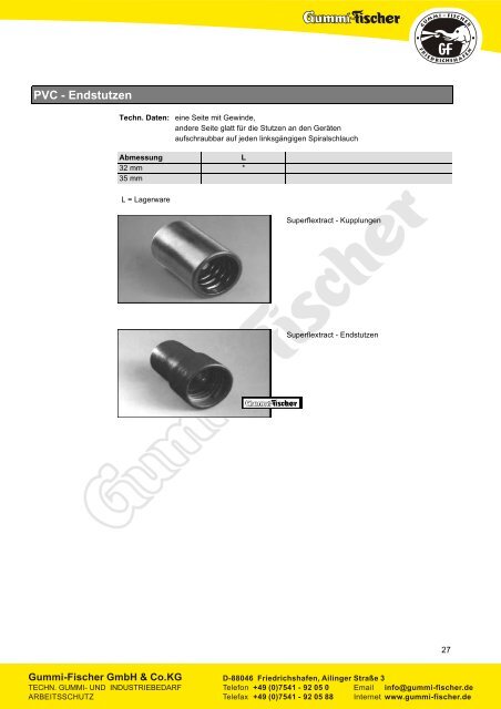 01 Schläuche - Gummi-Fischer GmbH & Co.KG