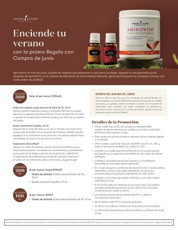 Spanish June GWP Flyer