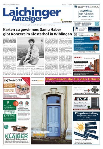 07.06.2025 Laichinger Anzeiger