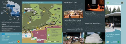 Faltblatt Nationalparkzentrum Falkenstein