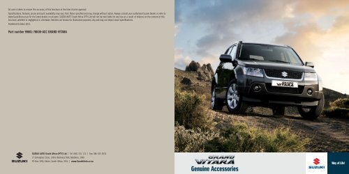 11837 Suzuki Grand Vitara Accessories Brochure(4) .indd