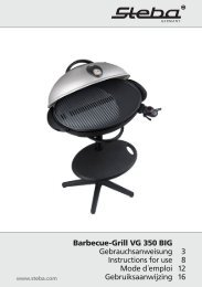 STEBA Barbecue-Grill VG 350 (Datei: steba_vg350.pdf