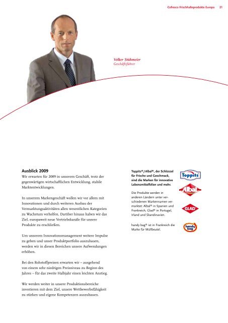 Geschäftsbericht 2008