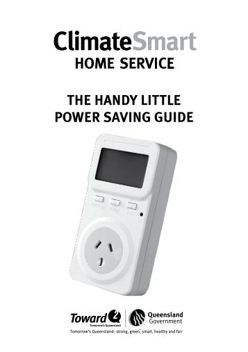 the handy little power saving guide - the ClimateSmart Home Service
