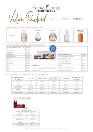 Value Packed Experience Bundles (PEB)