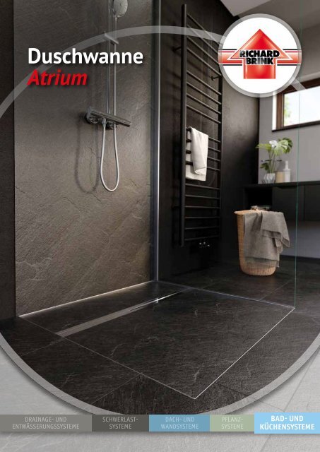Duschwanne Atrium Prospekt | Richard Brink