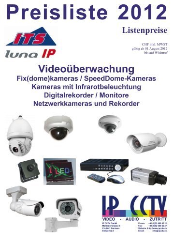 Allgemeine Leistungs- und Lieferbedingungen - IP CCTV GmbH