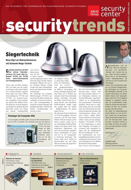 Siegertechnik - ABUS Security-Center