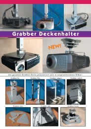 NEW! Grabber Deckenhalter - Beamer