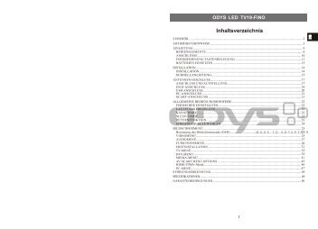 ODYS LED TV19-FINO - ELV