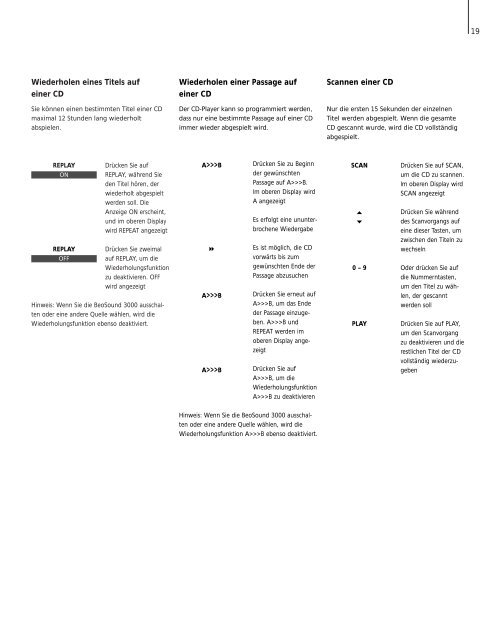 Referenzhandbuch - Bang & Olufsen Pully