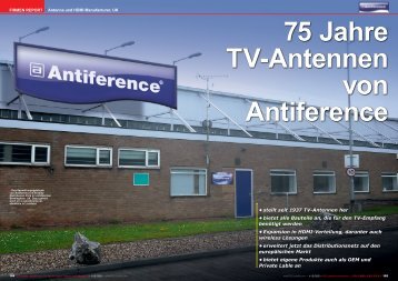 als 7 Jahrzehnte erfahrung mit TV-Antennen - TELE-satellite ...