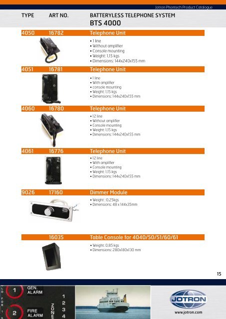 PHONTECH COMMUNICATIONS SYSTEMS - Jotron