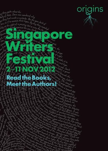 programme download - Singapore Writers Festival