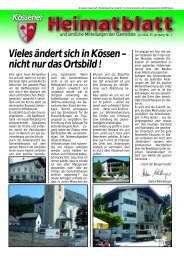 Heimatblatt Heimatblatt - Gemeinde Kössen - Land Tirol