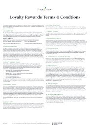 Loyalty Rewards Terms and Conditions AUS
