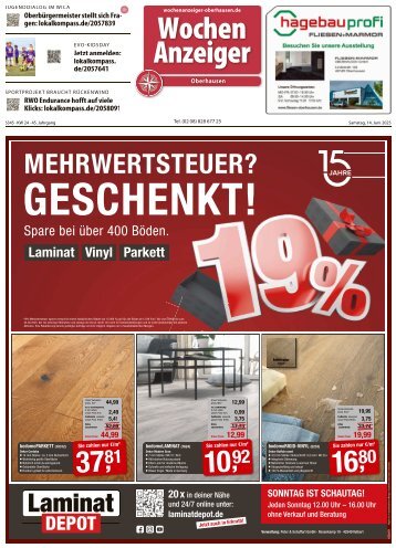 12AB6349 Wochenanzeiger Oberhausen-Schmachtendorf/Holten 14.06.2025