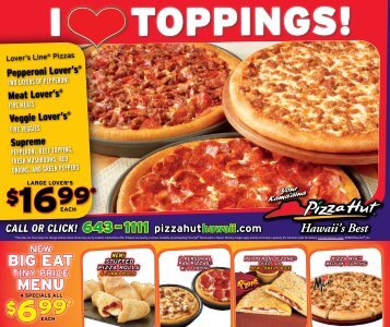 call or click! - Pizza Hut Hawaii