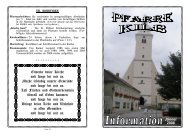 Info-blatt der Pfarre Kilb (2008) - Gemeinde Kilb