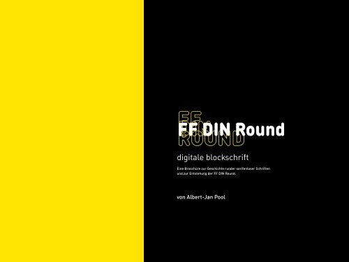 FontFont: FF DIN Round – Digitale Blockschrift - Fontblog