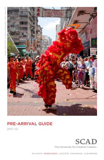 Pre-arrival guide for SCAD students