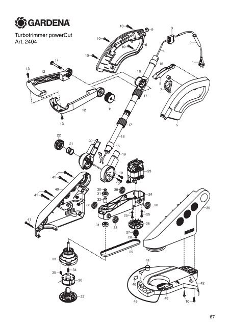 OM, Gardena, Turbotrimmer, Art 02404-20