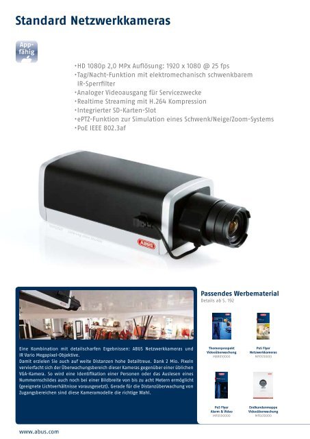 Video | Alarm | Mechatronik Katalog 2012 - ABUS Security-Center