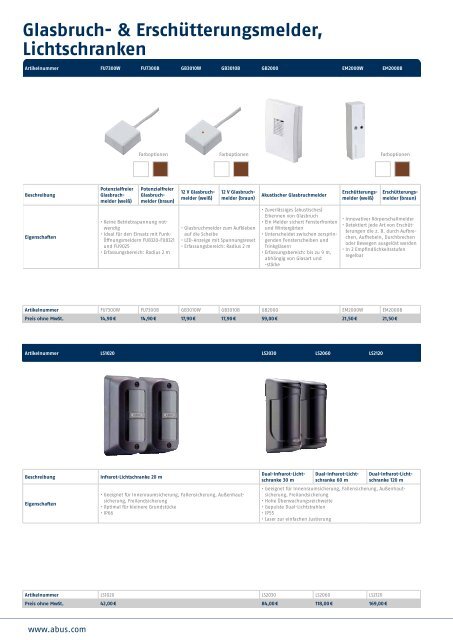 Video | Alarm | Mechatronik Katalog 2012 - ABUS Security-Center