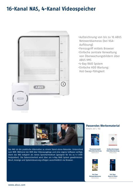 Video | Alarm | Mechatronik Katalog 2012 - ABUS Security-Center