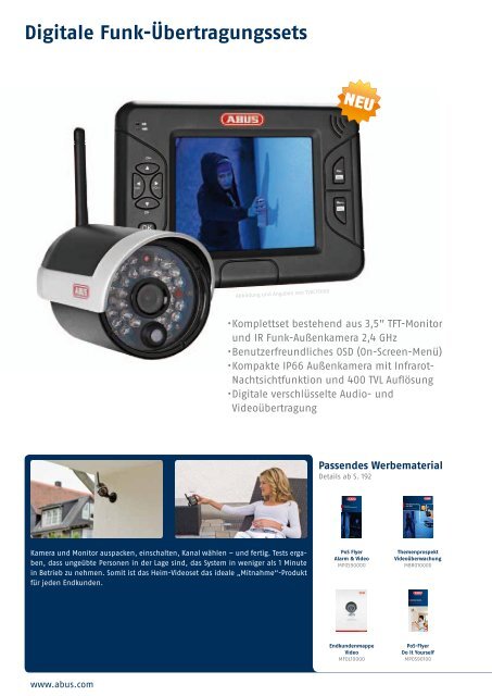 Video | Alarm | Mechatronik Katalog 2012 - ABUS Security-Center
