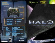 Halo: Combat Evolved - Microsoft Xbox - Manual - gamesdbase.com