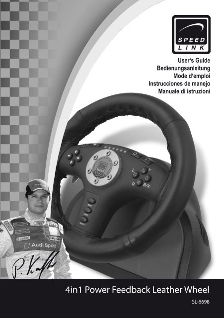 4in1 Power Feedback Wheel - Lenkrad für PC & Konsole