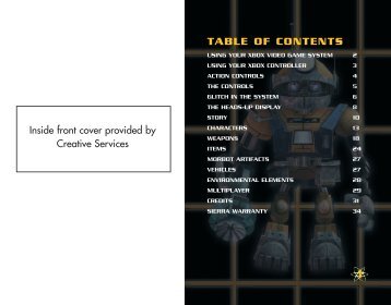 Table of contents - Xbox.com