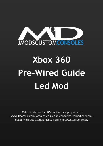 Xbox 360 Pre-Wired Guide Led Mod - JMODSCUSTOMCONSOLES