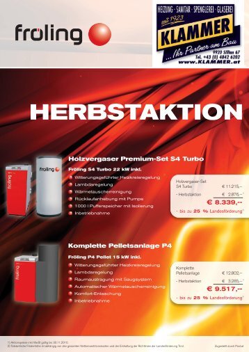 HERBSTAKTION - Klammer GMBH