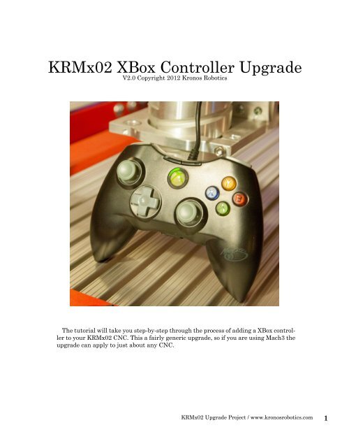 KRMx02 XBox Controller Upgrade - Kronos Robotics