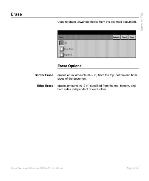 Xerox Document Centre 440/432/420 User Guide