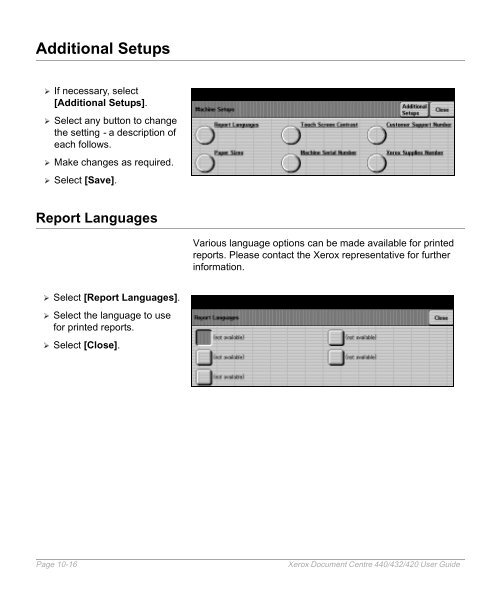 Xerox Document Centre 440/432/420 User Guide