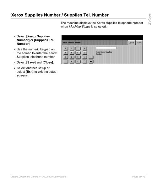 Xerox Document Centre 440/432/420 User Guide