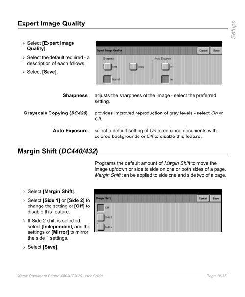 Xerox Document Centre 440/432/420 User Guide