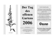 Der Tag des offenen Gartens 2006