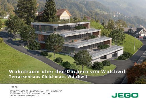 Terrassenhaus „Chilchmatt“ - Jego AG